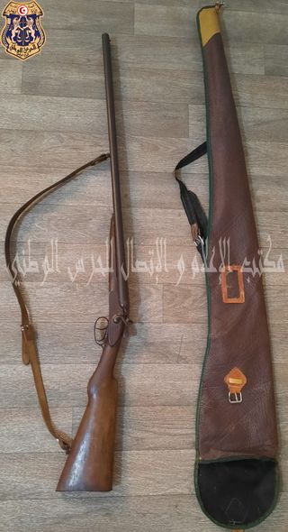  المهدية : حجز سلاح ناري و"حربة" عسكرية   